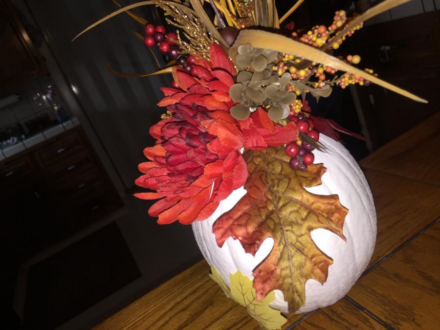 Pumpkin centerpiece