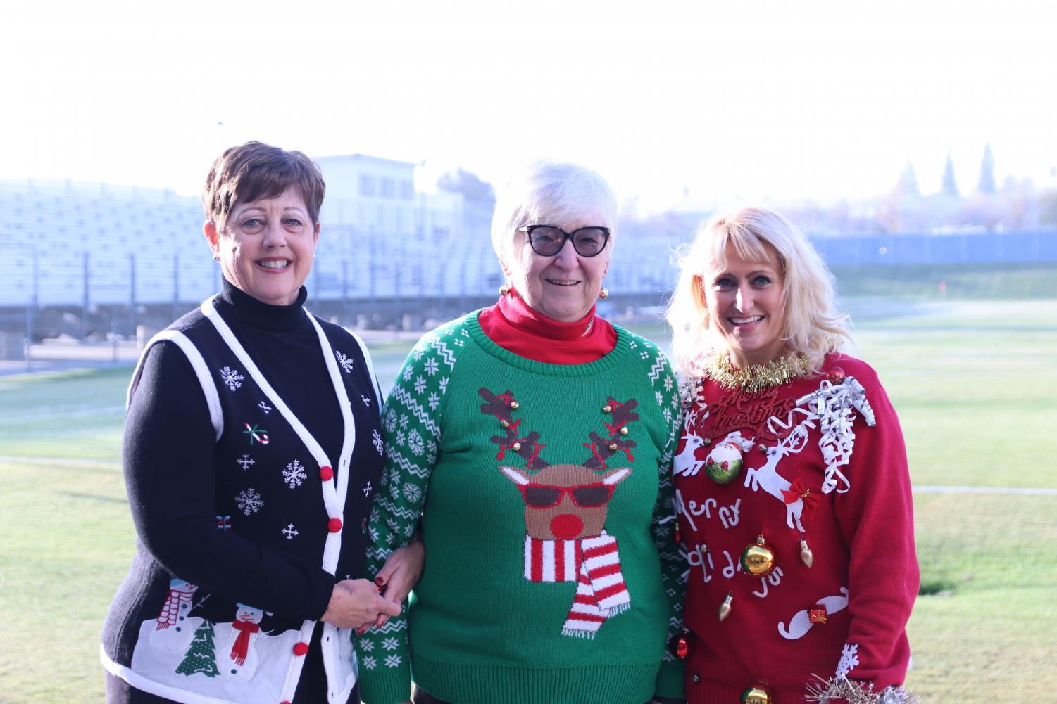 Debbie Cloud, Jan Ashley, and Staci McMinn share the spirit with