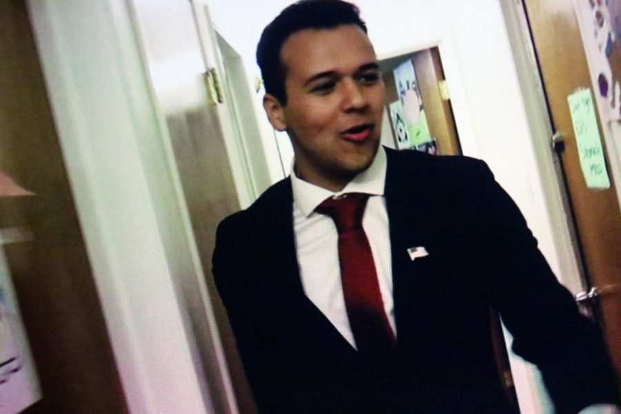 Jacob Gonzales in his Presidential video.