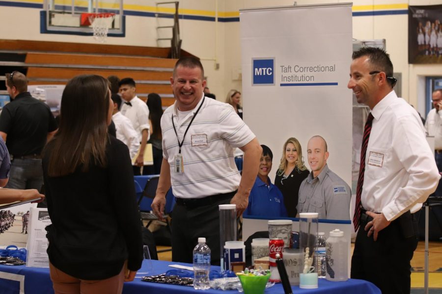 Emily Dunham talks to Brian Pait and Curtis Ashmore from MTC.