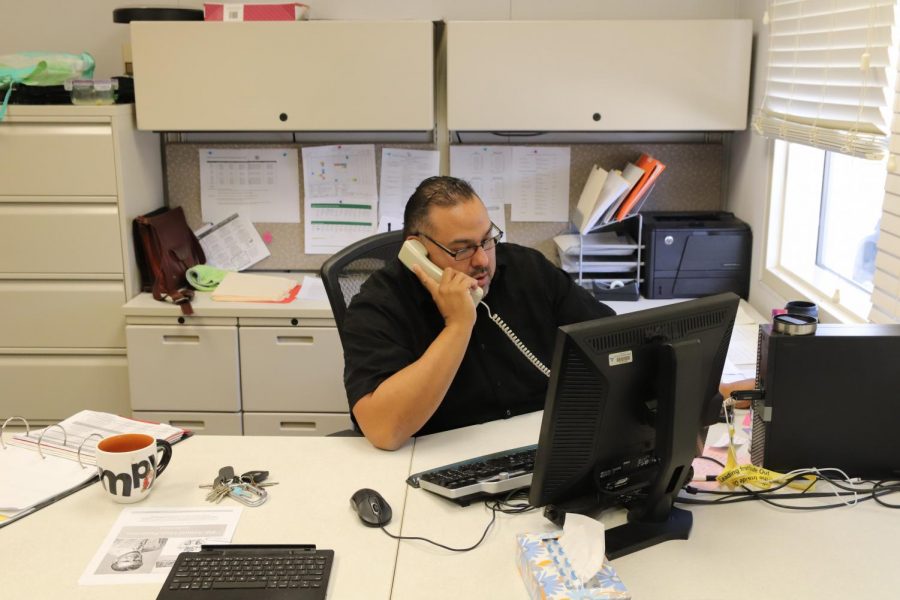 Taft High welcomes new Athletic Director Robert Ramirez who is hard at work in the attendance office during school hours, and in the athletics office during after school hours.
