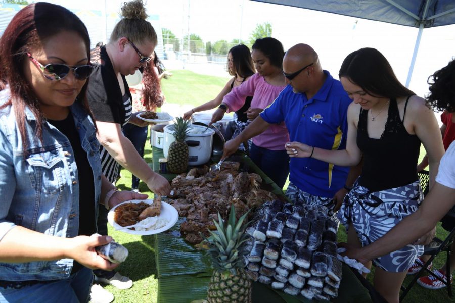 The foods class and the local Polynesians made a variety of Polynesian food to enjoy during the event.